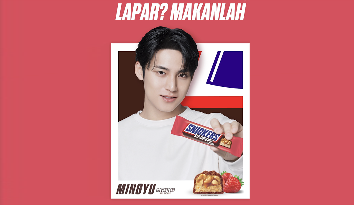 SNICKERS推出全新草莓口味，引发MINGYU粉丝疯狂抢购潮！